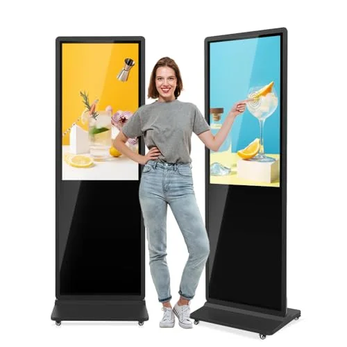 QIXZOCV Floor-Standing Touchscreen Kiosk